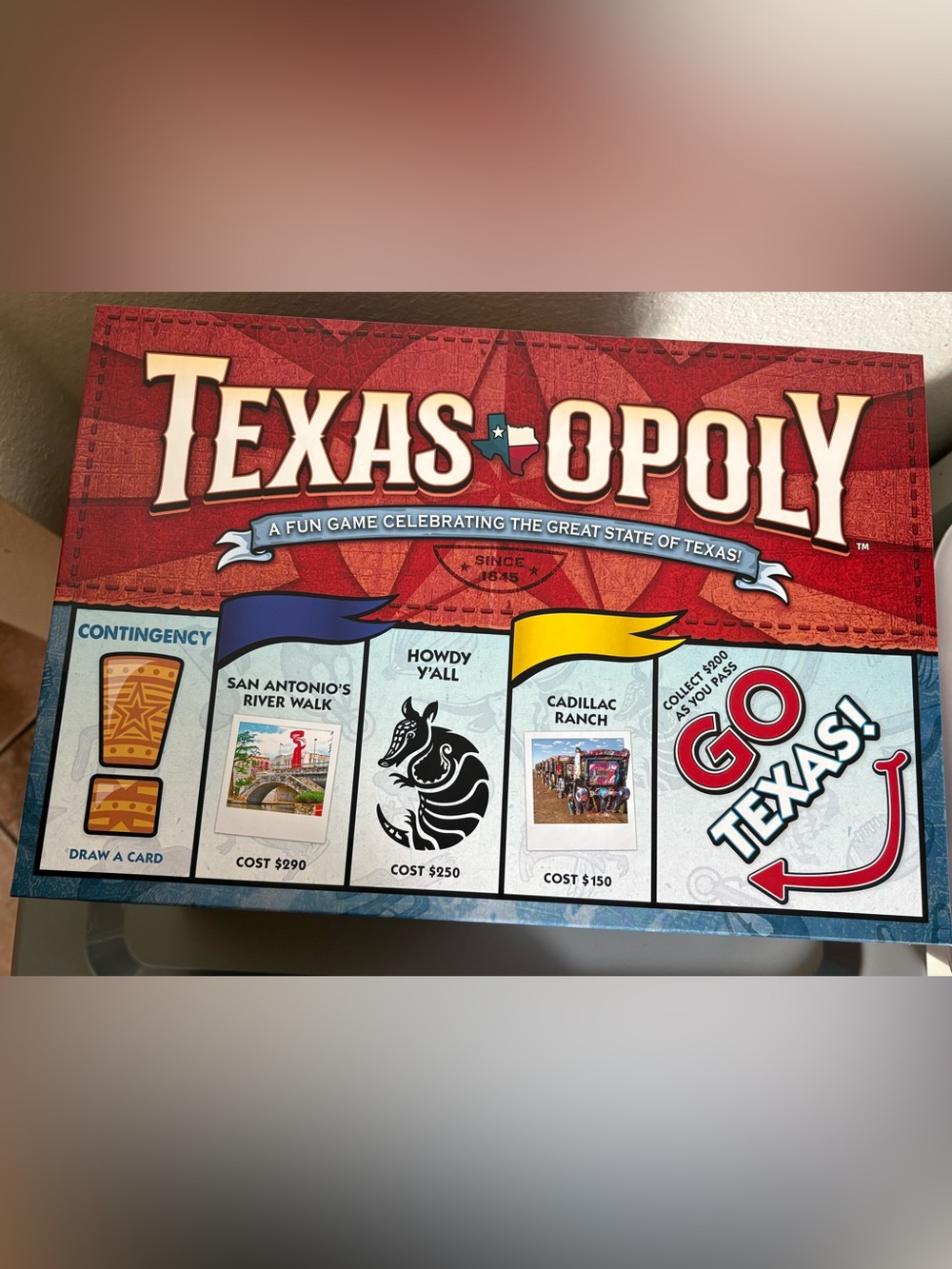 Texas-opoly Board Game